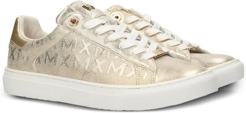 MEXX Sneakers met metallic-effect en logo-patroon Geel - Foto 3