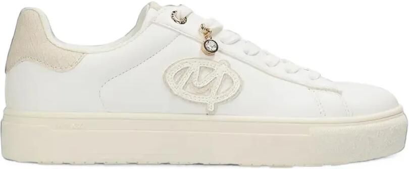 MEXX Sneakers met slangen-effect en logopatch Wit