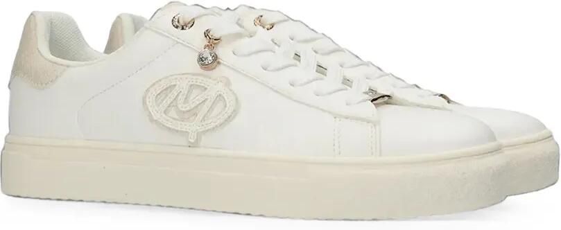 MEXX Sneakers met slangen-effect en logopatch Wit - Foto 3