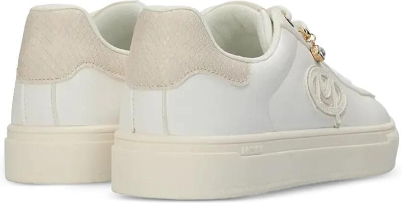 MEXX Sneakers met slangen-effect en logopatch Wit - Foto 2