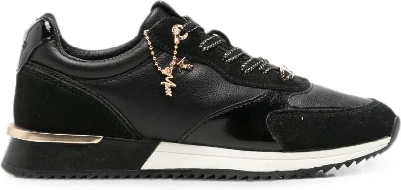 MEXX Sneakers met vlakken en logo-bedel Zwart