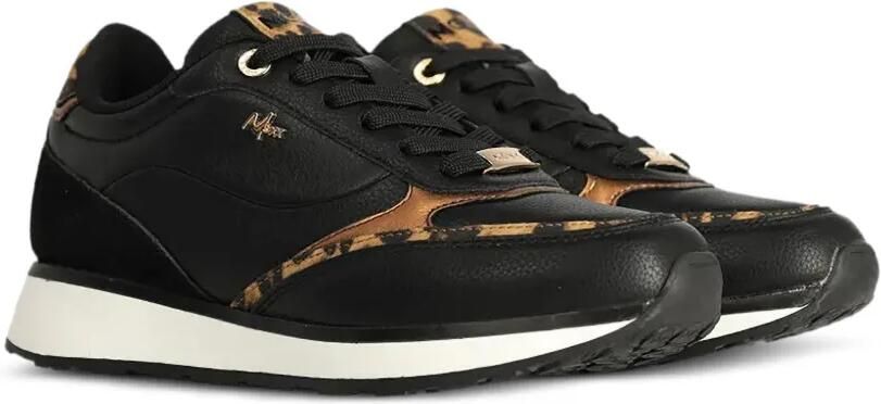 MEXX Solora Rare sneakers met luipaardprint en vlakken Zwart - Foto 3