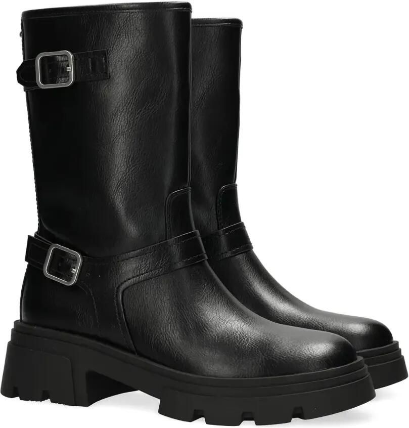 MEXX Sumatra River laarzen met plateauzool en gesp Zwart - Foto 3