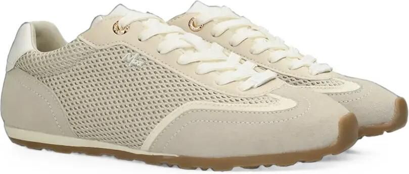MEXX Teaghan Space sneakers met mesh vlakken Beige - Foto 4