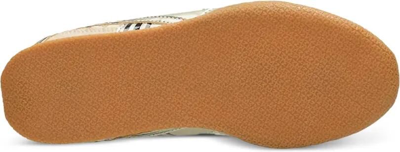MEXX Tula Suzy sneakers met metallic-effect en mesh vlak Beige - Foto 5