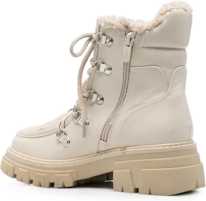MEXX Veterlaarzen met imitatielamswol afwerking Beige - Foto 3