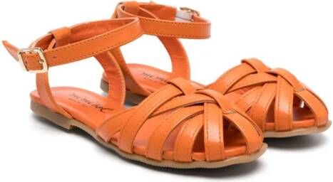 Mi Sol Sandalen met ronde neus Oranje