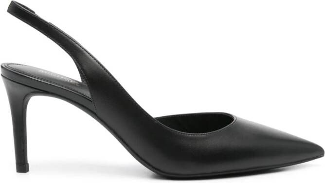 Michael Kors Alina Flex 75mm leather pumps Zwart