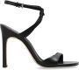 Michael Kors Amara 108 mm leren sandalen Zwart - Thumbnail 1