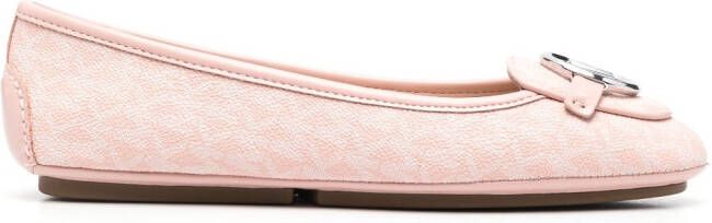 Michael Kors Ballerina's met logoprint Roze