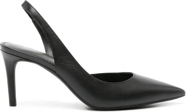 Michael Kors Chelsea leren slingback pumps Zwart