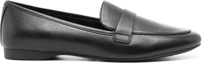 Michael Kors Collection Regan Flex leren loafers Zwart