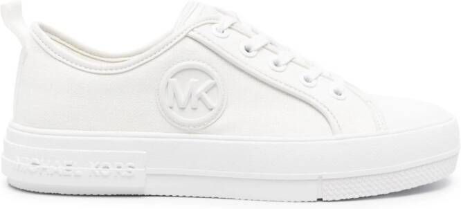 Michael Kors Evy canvas sneakers Wit