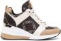 Michael Kors Georgie sneakers met logo Bruin - Thumbnail 1