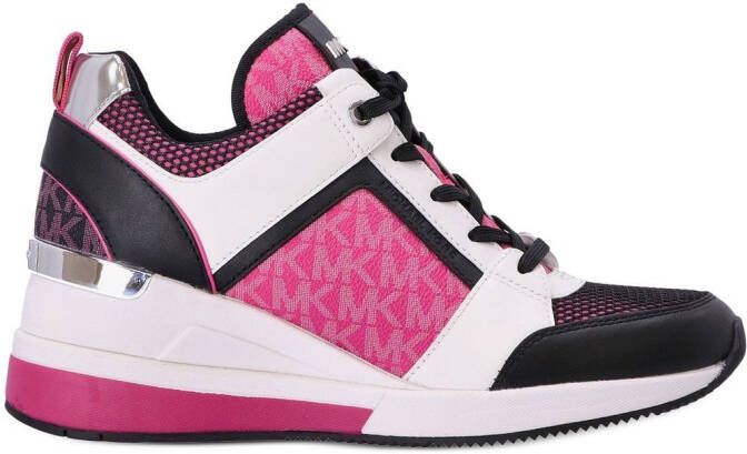 Michael Kors Georgie sneakers met plateauzool Roze