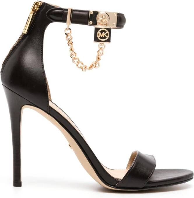 Michael Kors Hamilton leren sandalen Bruin