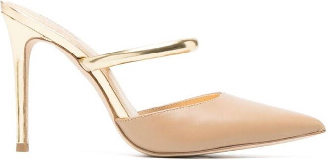 Michael Kors Jessa stiletto muiltjes Beige