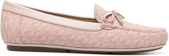Michael Kors Berkley espadrilles met sleehak 100 mm Beige