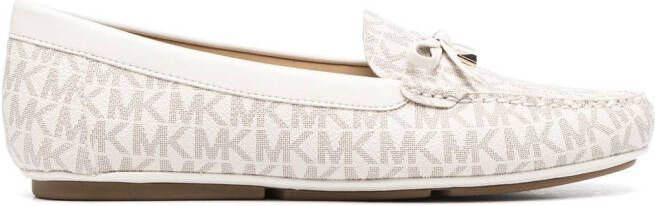 Michael Kors Parker loafers met logo-plakkaat Bruin - Foto 1