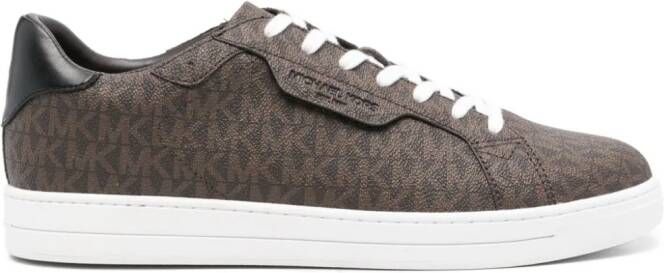 Michael Kors Sneakers met monogram-patroon Bruin