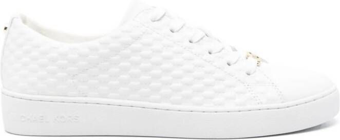 Michael Kors Sneakers met logo-reliëf Wit