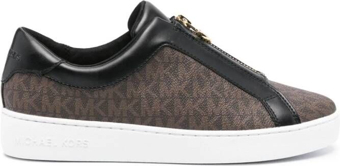 Michael Kors Keaton sneakers met logoprint Bruin