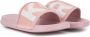 Michael Kors Kids Slippers verfraaid met logo Roze - Thumbnail 1