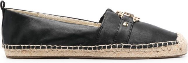 Michael Kors Leren espadrilles Zwart