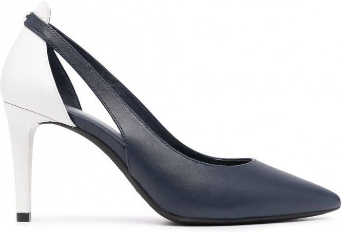 Michael Kors Leren pumps Blauw - Schoenen.nl