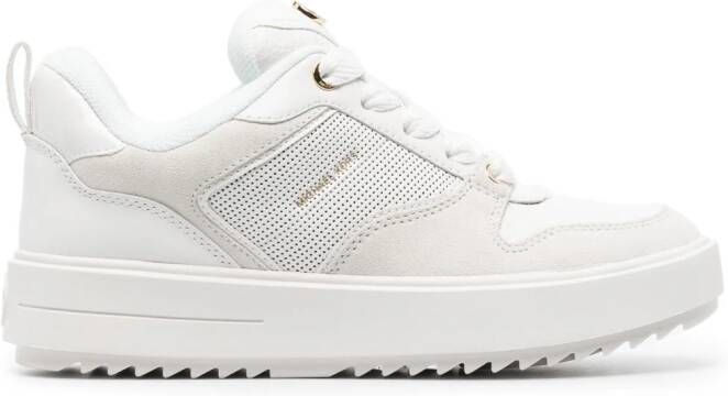 Michael Kors Sneakers met logoplakkaat Wit