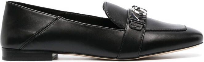 Michael Kors Madelyn leren loafers Zwart