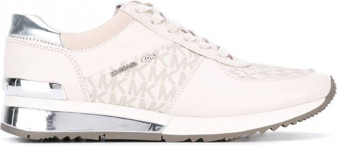 Michael Kors contrast panel sneakers Beige