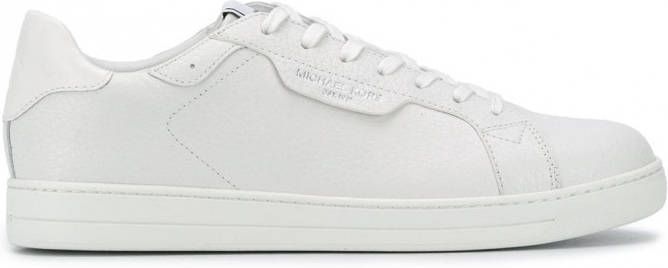 Michael Kors Keating sneakers met bewerkt effect Wit