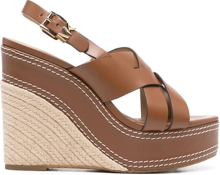 Michael Kors 90 mm Irene sandalen Bruin