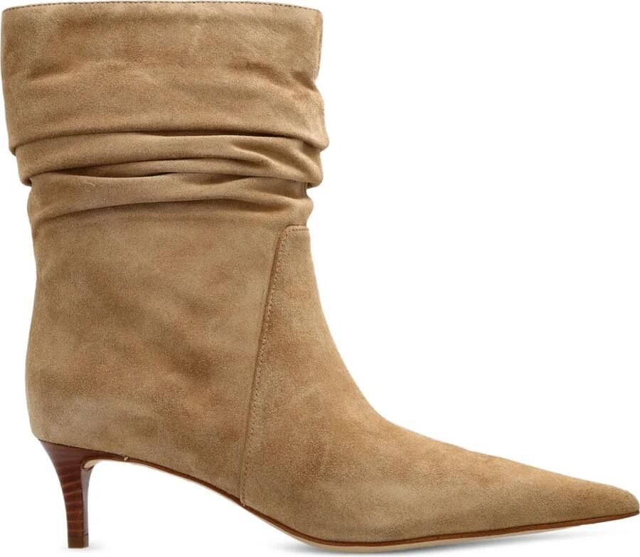 Michael Kors Irene 100mm pumps met gekruiste bandjes en gespsluiting Beige