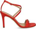 Michael Kors 90 mm sandalen met logoplakkaat Rood - Rood