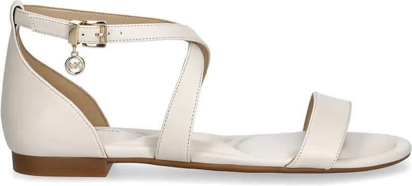 Michael Kors Alexa Flex sandalen met gekruiste bandjes Beige