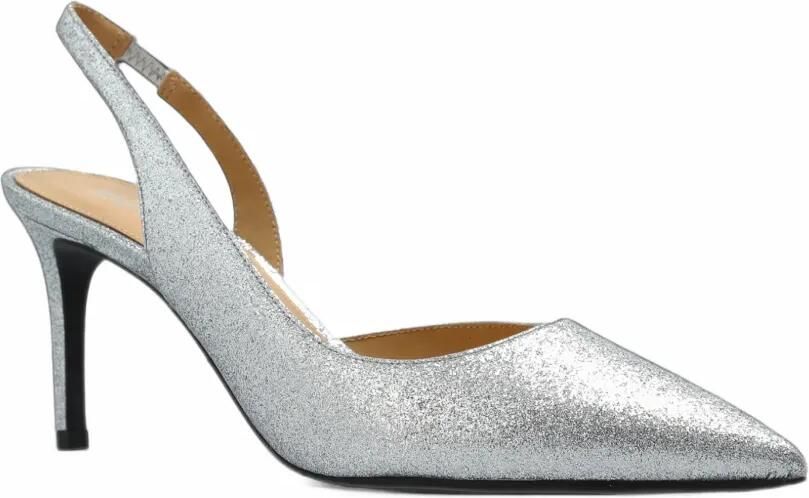 Michael Kors Alina slingback pumps met glitters Zilver - Foto 4