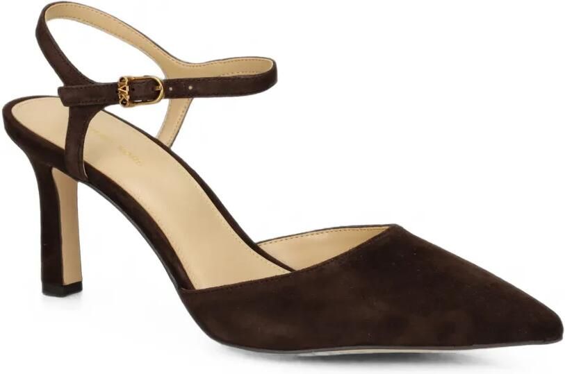 Michael Kors Amara suède slingback pumps Bruin - Foto 3