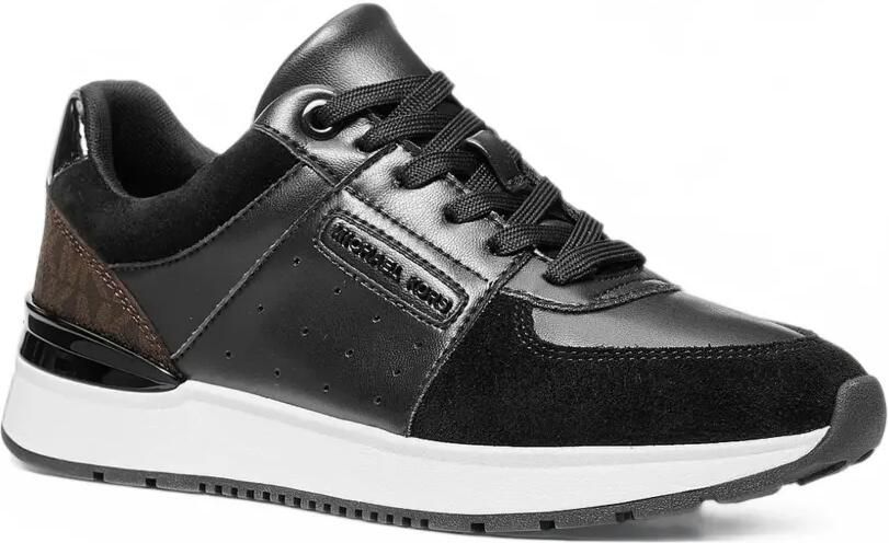 Michael Kors Artis sneakers met mixed-media print Zwart - Foto 2