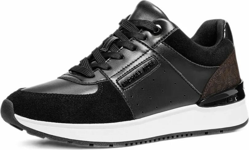 Michael Kors Artis sneakers met mixed-media print Zwart - Foto 3