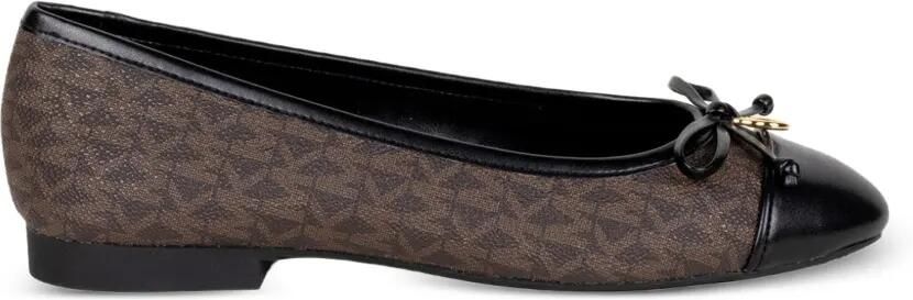 Michael Kors Ballerina's met strikdetail en logo-monogram Bruin