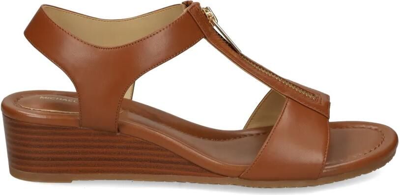 Michael Kors Berkley leren sandalen Bruin