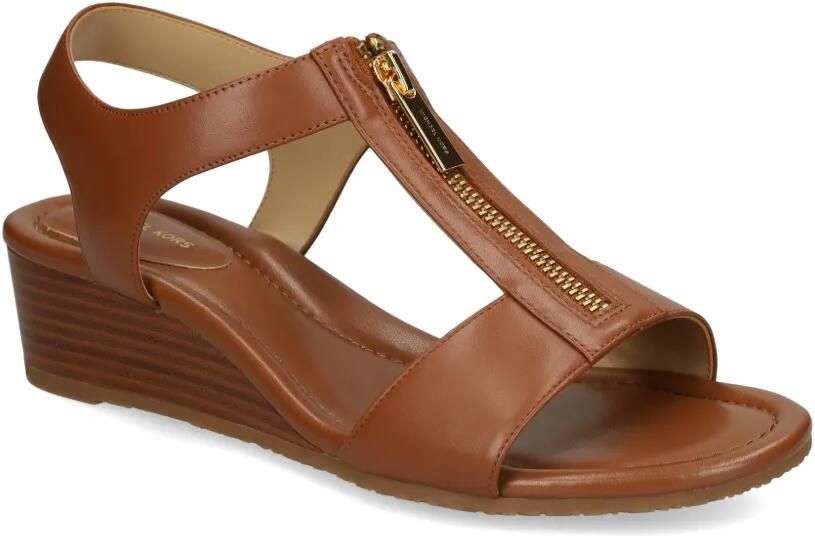 Michael Kors Berkley leren sandalen Bruin - Foto 4