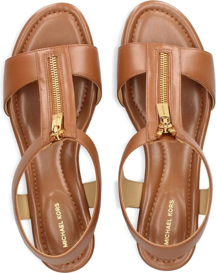 Michael Kors Berkley leren sandalen Bruin - Foto 2