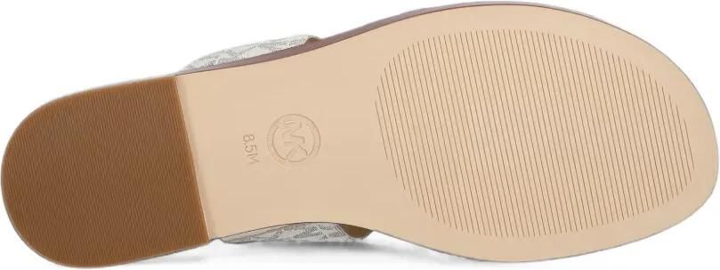 Michael Kors Berkley Signature sandalen met logo Beige - Foto 5