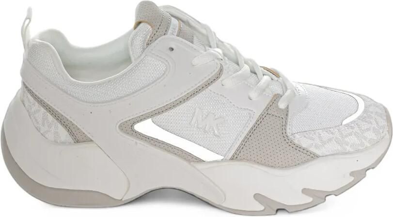 Michael Kors Chase mixed-media sneakers Wit