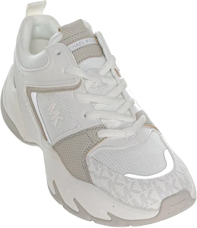 Michael Kors Chase mixed-media sneakers Wit - Foto 2