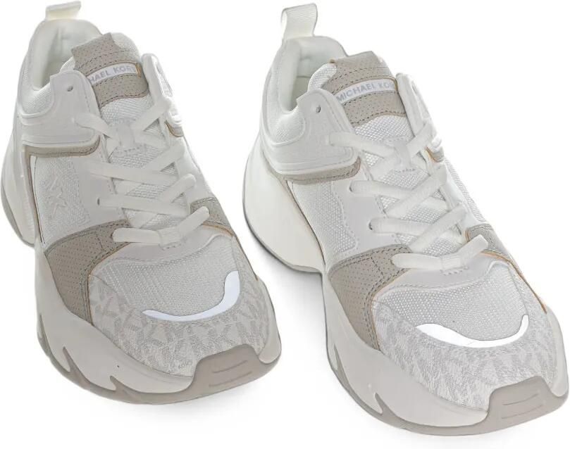 Michael Kors Chase mixed-media sneakers Wit - Foto 4