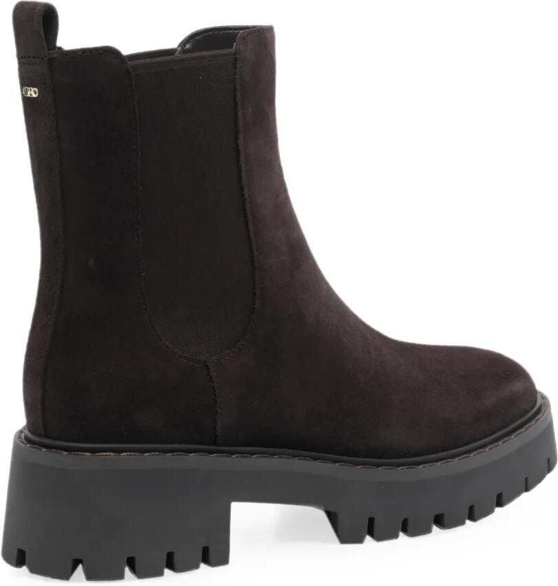 Michael Kors Suède sneakers met geweven vlak Bruin - Foto 2